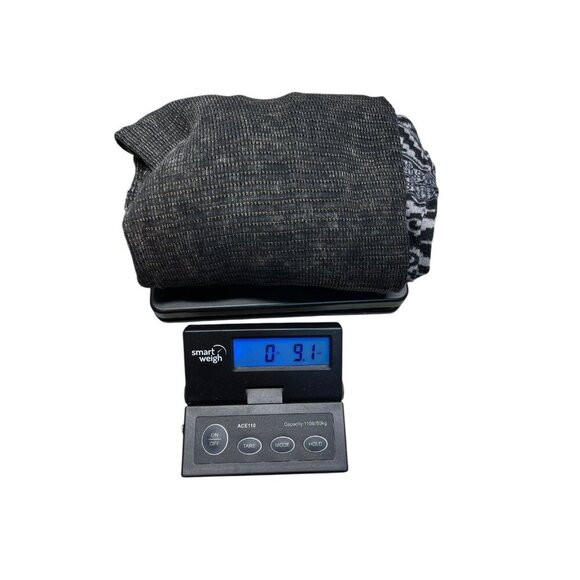 American Able Women’s Large Thermal Waffle Knit Cuff Details In Washed Black - Picture 6 of 6